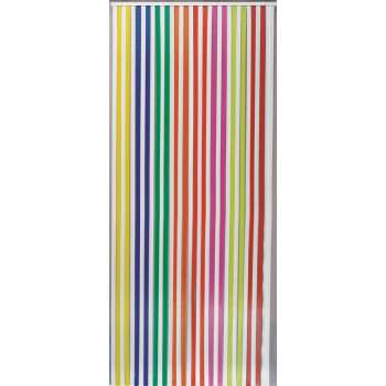 Jekra Vliegengordijn/deurgordijn - Linten - Multicolor/Wit - 90x220 cm