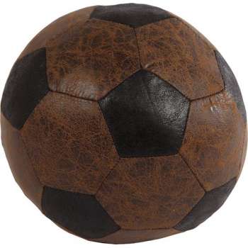 Van Manen Deurstopper Voetbal ⌀20cm Bruin/zwart