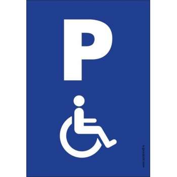 Bordje - Invalide parkeerplaats