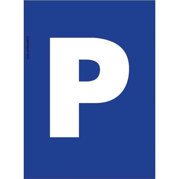 Bordje - Parkeerplaats - P