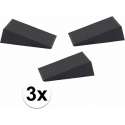 Ben Tools Deurstopper - 6x1,6x7 Cm - 3 Stuks - Rubber