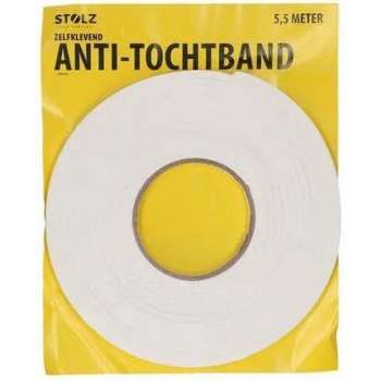 Zelfklefend anti-tochtband - Tochtstrip - 5.5 meter -inclusief schroevendraaier