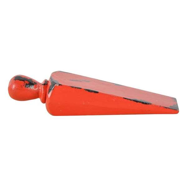 Esschert Design Deurstopper 16,4 X 5 X 3,5 Cm Gietijzer Rood