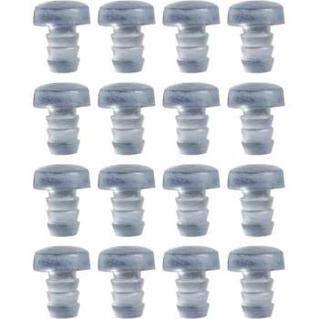 Set van 150 pvc dopjes, buffers, deurdempers (type 2, transparant, 5 mm)