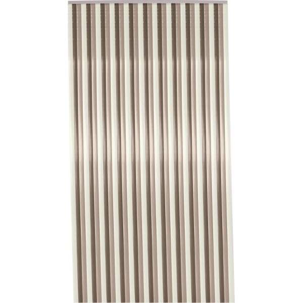 2LIF Aruba Bruin-Beige-Wit Vliegengordijn deur - 90 x 200 cm