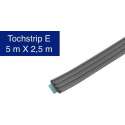 KD | Small E Tochtstrip | 2,5 meter X 2 | Water, vocht en wind werend | Grijs Tochtband