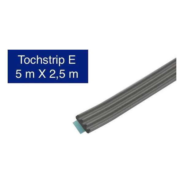 KD | Small E Tochtstrip | 2,5 meter X 2 | Water, vocht en wind werend | Grijs Tochtband