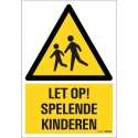 Pickup bord 23x33 cm Combinatie - Let op spelende kinderen