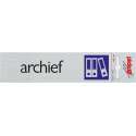 Pick-up bordje Archief - Aluminium - 165 x 44 mm