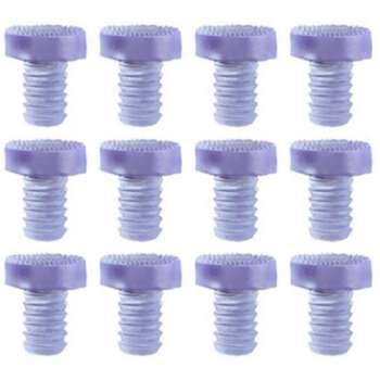 Set van 90 pvc dopjes, buffers, deurdempers (type 3, transparant, 9 mm)