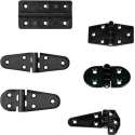 Lalizas Hinge Polyamide, Rectangular 30x60mm, Black