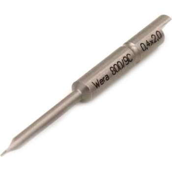 Wera -  Halfmoon Bits slotted 2.0x44 - Bitjes Halfmoon 2.0x44