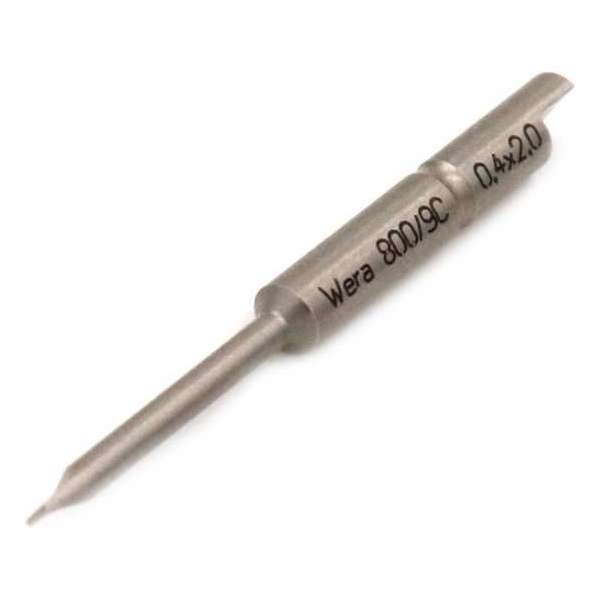 Wera -  Halfmoon Bits slotted 2.0x44 - Bitjes Halfmoon 2.0x44