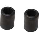 3x stuks deurstopper / deurstoppers rubber zwart - 50 mm lengte - deurbuffers / deurbuffer - stootdoppen