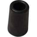 1x stuks deurstopper / deurbuffer rubber zwart 60 mm