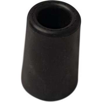 1x stuks deurstopper / deurbuffer rubber zwart 60 mm