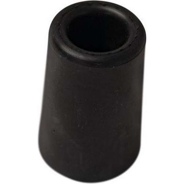 1x stuks deurstopper / deurbuffer rubber zwart 60 mm