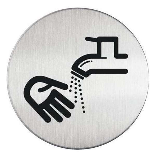 Pictogram|Deurbordje|Handen wassen