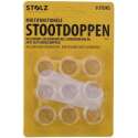 Stootdoppen xl - 9 stuks - incl. bevestigingstape --een diameter van 15 mm en een hoogte van 10 mm