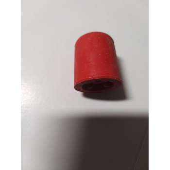 DEURBUFFERS RUBBER 35 MM   ROOD 2 ST.