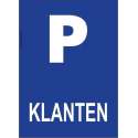 Bordje - Parkeren - Klanten