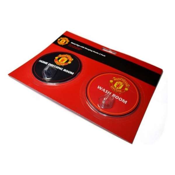 Manchester United Robe Hook Sign 2 Pack