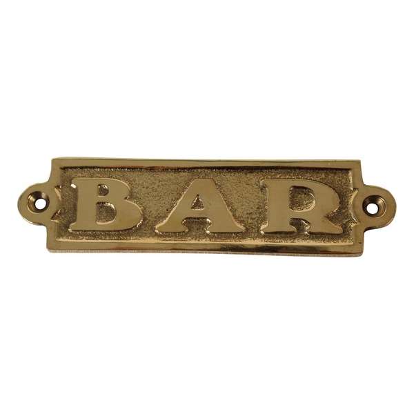 Deurbordje "BAR"