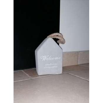 Deurstopper huis beton / door stop