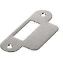 Intersteel Sluitplaat rvs afger.loop korte lip-