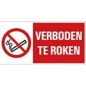 Pickup - Verboden te roken - conform NEN-EN-ISO 7010 bord 30x15 cm