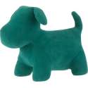 J-Line Hond Deurstop Mat Fluweel Groen Medium