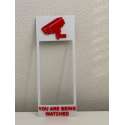 3D Doorbell Art - Ring Deurbel - Ring Doorbell - You are being watched - CCTV warning - Camera waarschuwing