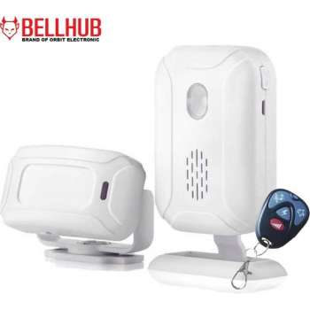 Bellhub - Entreemelder met Beweging Detector + Afstandsbediening - Toegangsmelder - Plug & Play – Winkelbel met Sensor