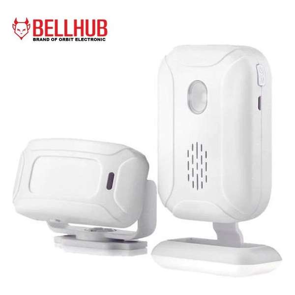 Bellhub - Entreemelder met Beweging Detector - Toegangsmelder - Plug & Play – Winkelbel met Sensor