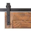 Wood & Steel ® schuifdeursysteem klein wiel complete set voor uw schuifdeur/barndoor