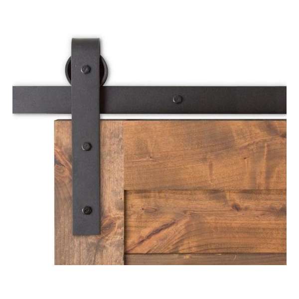 Wood & Steel ® schuifdeursysteem klein wiel complete set voor uw schuifdeur/barndoor