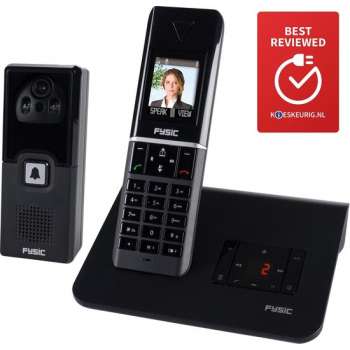 Fysic FX-6107 Telefoon & handige deur intercom met camera - Veiligheid en vertrouwen  - Zwart