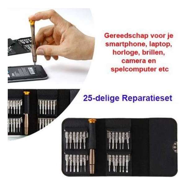 2 Set van 25-Delige Schroevendraaier Reparatie