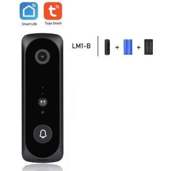 DrPhone LM1-B Smart Video Deurbelcamera – 1080P – HD – Nachtzicht Camera – Wifi video deurbel – Draadloze IP deurbel -