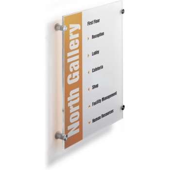 Durable Crystal sign - Deurbord - 4826 - 297x420mm incl. 2 folies (transparant)