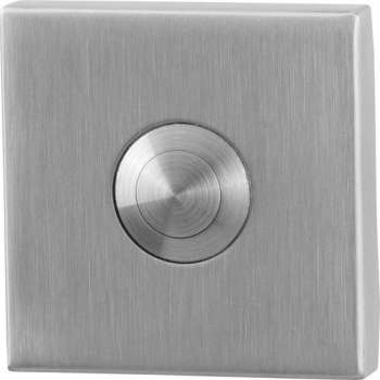 GPF9827.02 deurbel met RVS button vierkant 50x50x8 mm RVS geborsteld