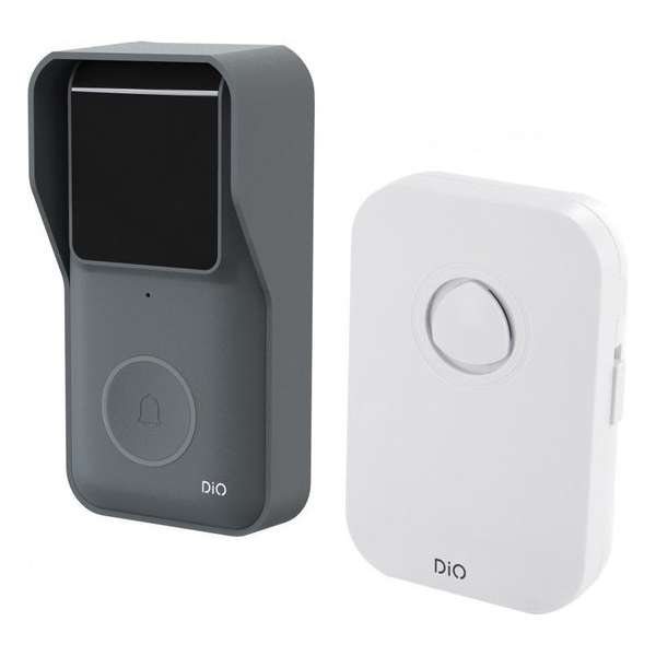 DiO DIOBELL-B01 –100% draadloze Slimme deurbel met ontvanger -  Wifi + 433,92Mhz DiO 1.0 - Zonder camera