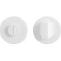 GPF Toiletgarnituur rond 50x8mm stift 8mm grote knop wit