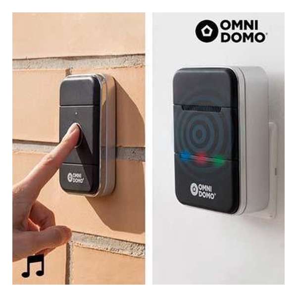 Omni Domo Draadloze deurbel met Bluetooth