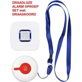 Persoonlijk Alarm / Draadloos oproepsysteem - set-2 met oproepknop met draagkoord (F9464B+F9465H)