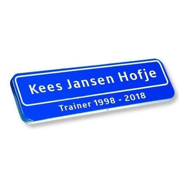 Origineel straatnaambord, tekst in/onder kader 80x15cm - Straatnaambord met eigen naam - Naambord - Gratis verzending!