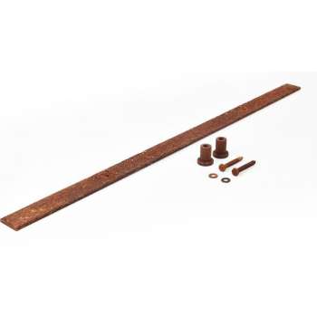 Barnwoodweb deurgreep Flat Rusted XXL 40x800 mm