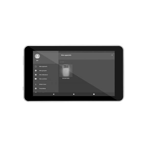 DiO 7'' touchscreen voor 100 % Draadloze videofoon Intercom – Wifi - Geschikt voor DIOVDP-B02