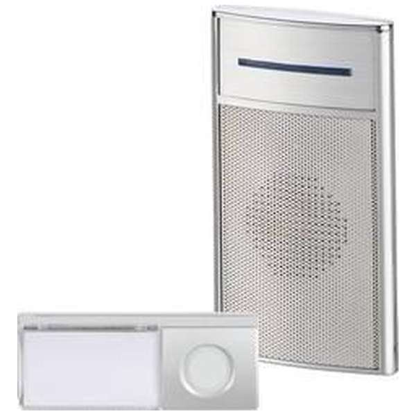 Draadloze deurbel Complete set Met flitslicht, Met naambord Heidemann 70845 HX Speaker