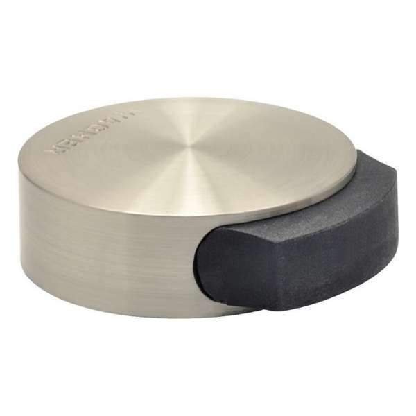 Vloerdeurstopper - Deurstopper - RVS - Rond - 50X17 MM